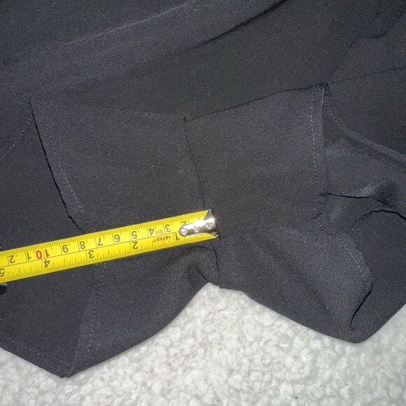 Altar’d State Medium Black Bell Long Sleeve Cutout Womens Romper EUC - Picture 12 of 13